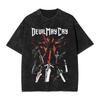 Washed TShirts Eat Your Protein Aot Eren Yeager Attack on Titan Hip Hop Cool T-Shirts Streetwear Tee Shirt Men Women 2026 Summer