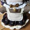 1 set Lolita Dress 20cm Cotton Doll Clothes Cat Paw Plush Doll Clothes  20cm Cotton Doll