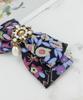 Maia Rose Jacquard Ribbon Pin Vs. Blue Purple