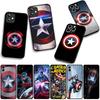 for Apple iPhone 16 15 14 Plus 13 12 Mini 17 Pro Max + ProMax 16E Air 15+ Phone Cover Case Captain America Shield Marvel Casing