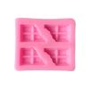 Half Tablets Chocolate Shape Liquid Silicone Fondant Cake Molds Diy Baking Tools