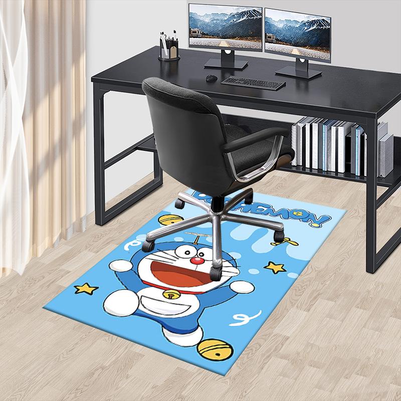1pc Doraemons Joyful Adventure Carpet for Playroom Bedroom Living Room Sofa Home Decor,kids Game Area Rug Non-slip Floor Mat Y7281