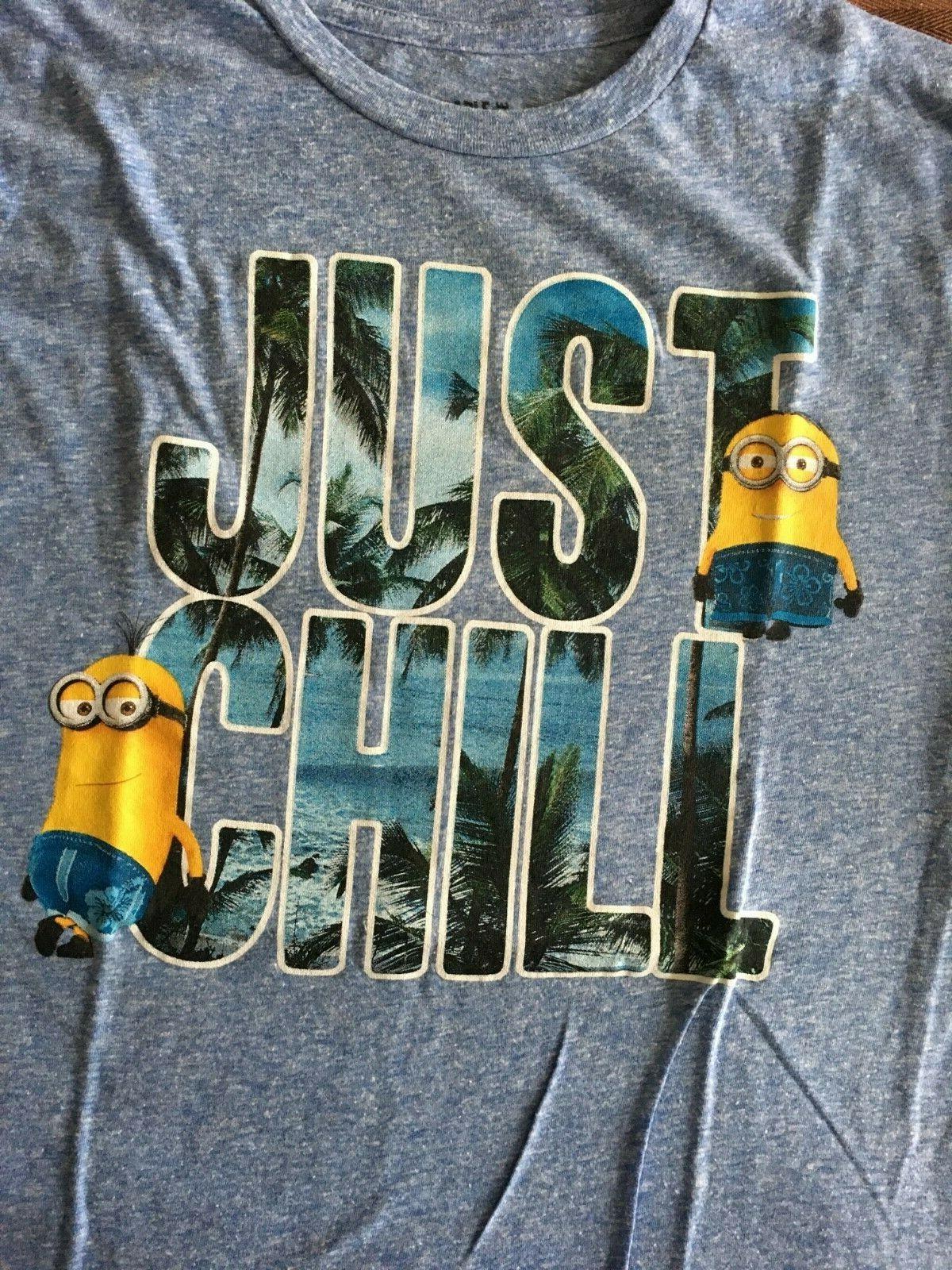 Despicable Me Minion Just Chill Men T-Shirt -NEW Available in M XL S