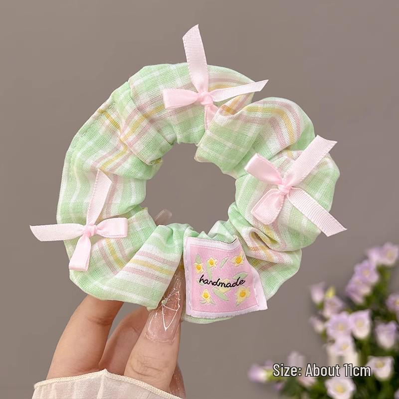 Women's Fresh Intestine Hair Tie: Gentle, Versatile, Sweet & Cute for Damage-free, Stylish Buns this Summer