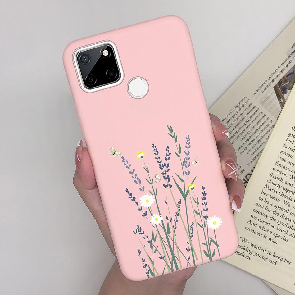 For OPPO Realme C25 C25S C25Y Case Cartoon Soft Silicone Matte Shockproof Phone Back Cover For Realme C 25 S Y Capa Funda Coque