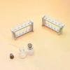 Dollhouse Rack Model 12 Laboratory Tool Set Mini Test Tube Dropper Measure Cup Dolls House School Scene Toys 1:12