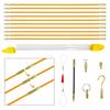 4mm*33cm Multi-function Fiberglass Push Pull Rod with Hook and Hole Tips Hand Tool