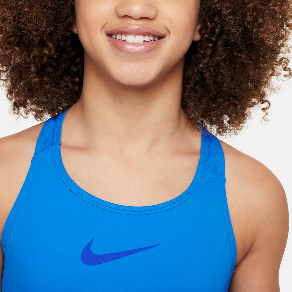 Kids' Nike Kids' Swimsuit Swim Essential Blue/Game Royal Blue Teenagers