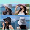 Summer Women Floppy Hat With Sun Protection And Breathable Polyester For Casual Sunshade