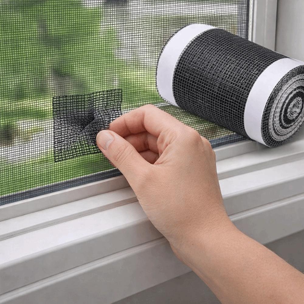 Insect Proof Repair Patch Stickers Waterproof Self-Adhesive Tape Anti-mosquito Mesh  Door Screens