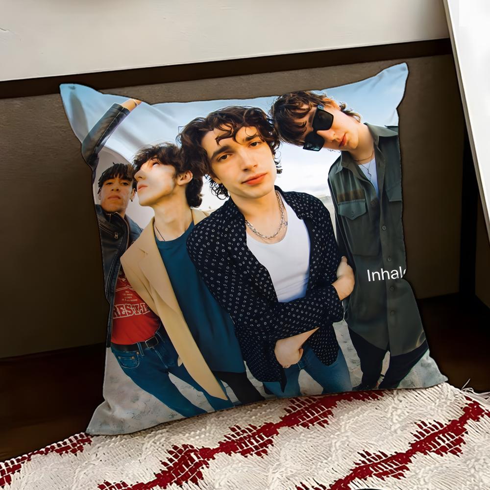 IInhaler Band Cushion Cover Reversible Soft Durable Pillow Cover Home Car MultiScene Use for Daily Comfort