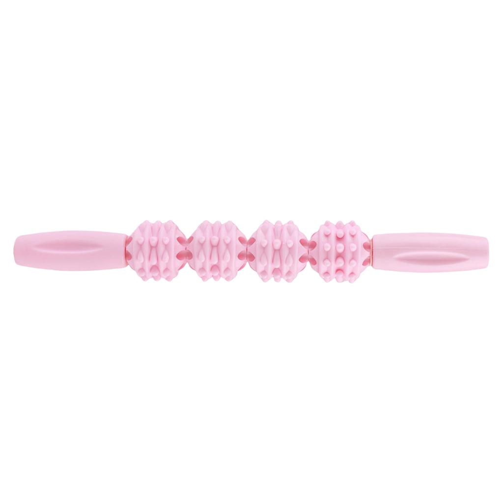 Compact Muscle Roller Stick Designed for Effective Relief and Flexibility Improvement in Thighs Calves and Shins Pink