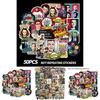 Set di Adesivi Cartoon The Big Bang Theory Cinquanta Pezzi Impermeabili e Resistenti al Sole Decalcomanie per Valigia Auto Laptop Quaderno