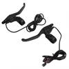 Electric Bike Brake Lever Aluminum Alloy Waterproof Brake Handle Replacement Parts for E-Bike Black