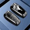 Ford Mustang Car key bag Compatible With Mustang Smart Car key Zinc Alloy Leather 360° All-round Protection Mustang Keychain