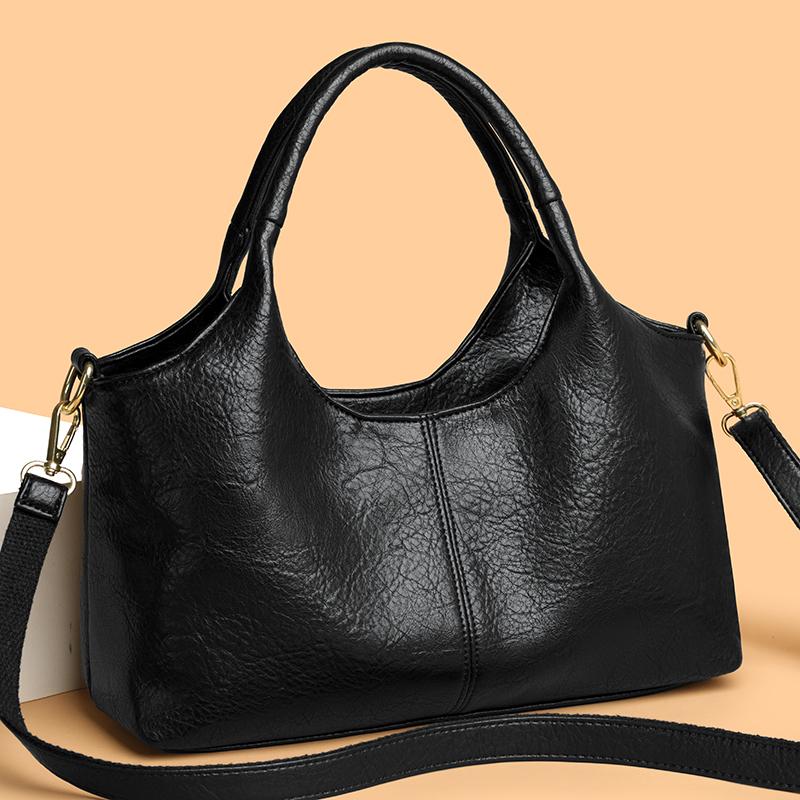 Vintage Tote Bag Women's Large Capacity Handbag Shoulder Crossbody Bag