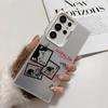 Cartoon M-MAFALDA Cute Phone Case For Samsung Galaxy S25 Edge S24 S23 S22 S21 S20 Ultra Funda Silicone Silver Cover