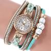 Eksplozja gorący pierścień bransoletka zegarek damski zegarek ze stopu diamentu cyfrowy zegarek damski ulubiony zegarek kwarcowy