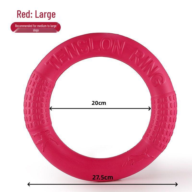 Bite-Resistant Dog Frisbee for Training & Water Play - Ideal for Golden Retrievers & Border Collies