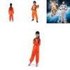 Astronaut Cosplay Kostüm für Kinder Polyester Jumpsuit mit Weltraumthema für Kostümveranstaltungen