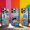 P-Pocoyo C-Cute C-Cartoon Phone Case For iPhone 17,16,15,14,13,12,11 Plus,Pro Max,XS,Colored Silver Phone Case