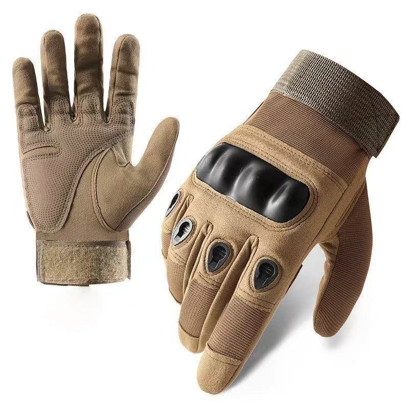 Tactical Gloves Men Full Finger Outdoor Sports Climbing Anti-Slip Military Motorcycle Riding Hard Shell Gloves
