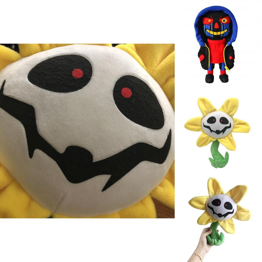 Deltarune Undertale Zombies Boss Flower Plush Figure Toy Soft And Colorful Stuffed Doll For Fans