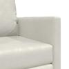 Cream Sleeper Sofa 74 x 77 x 81 cm Velvet