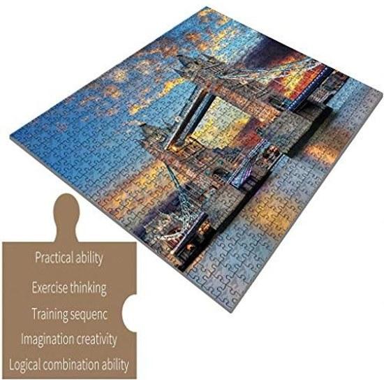1000-piece puzzle - London Bridge adults teenagers children jigsaw toy gift educational intellectual stress relief fun family game