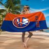 Islanders Hockey Pride Beach Towel Microfiber Beach Towel, Lightweight and Quick-Dry, for Summer Travel, Swimming Pool Fan Birthday Gift