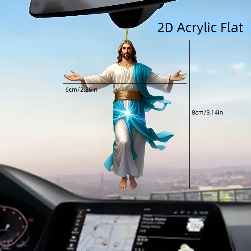 2D Flat Acrylic Car Suspension Decoration, Indoor and Outdoor Decoration - No Battery/electricity Required, Free Day Decoration, Shop Decoration, Du