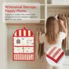 Space Saving Underwear Storage Organization Cartoon Wardrobe Mounted Storage Bag  Kitchen Wardrobe