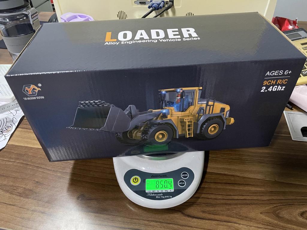 Alloy Remote Control 2.4G Excavator Bulldozer & Dump Truck Set for Kids