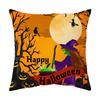 Halloween Series Pumpkin Cushion Pillow Cover Printed Pillow Cover Cushion Cover Holiday Gift