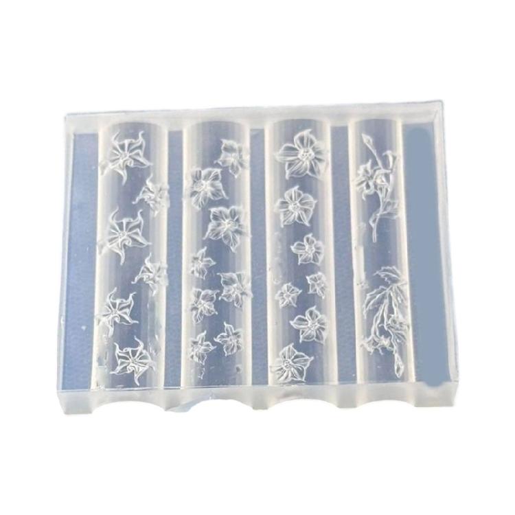 Multifuntional Nail Molds Nail Styling Mold Flower Theme Nail Accessories Moulds Suitable for Accessories Enhancement