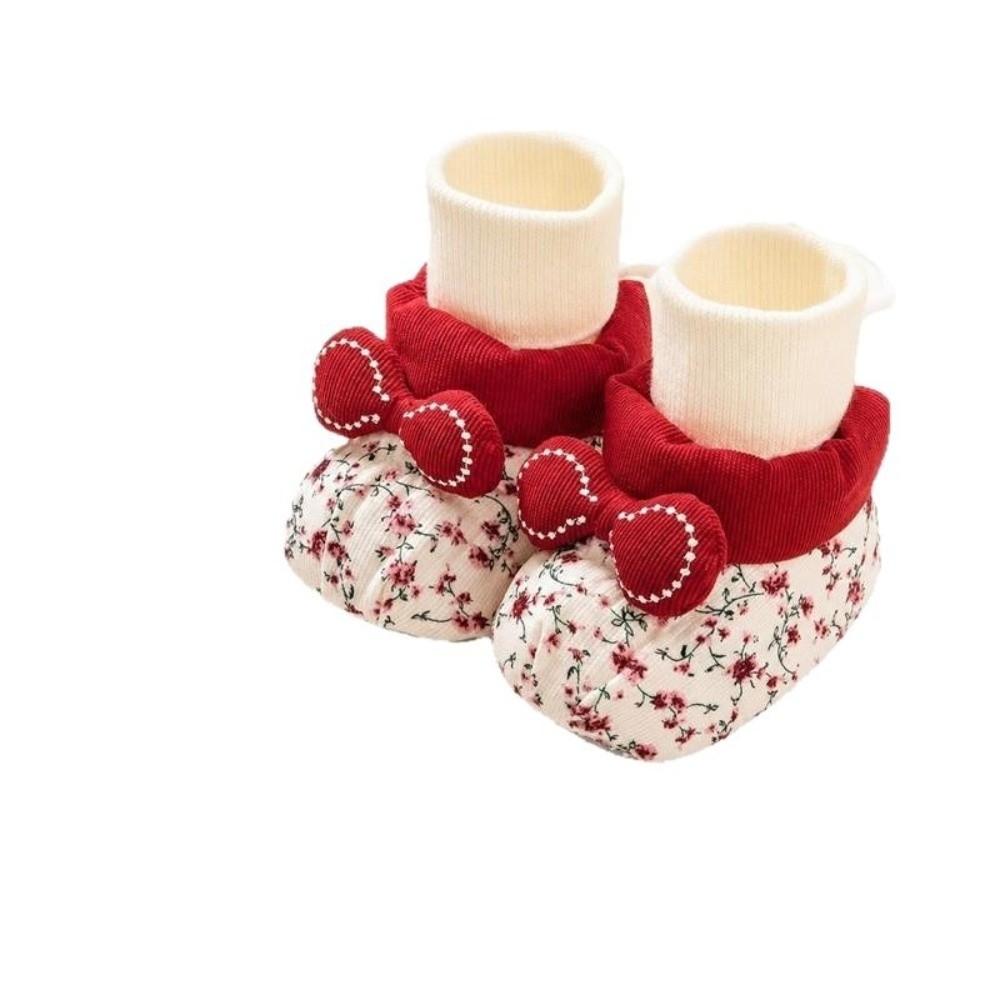 Winter Toddler Snow Boots Corduroy Infant First Walking Shoes Durable Baby Footwear