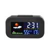 Renkli Ekranlı Akıllı Hava İstasyonu Saati - Sıcaklık ve Nem Monitörü Arkadan Aydınlatmalı Çocuk ve Genç Odası/Yurt Masası İçin