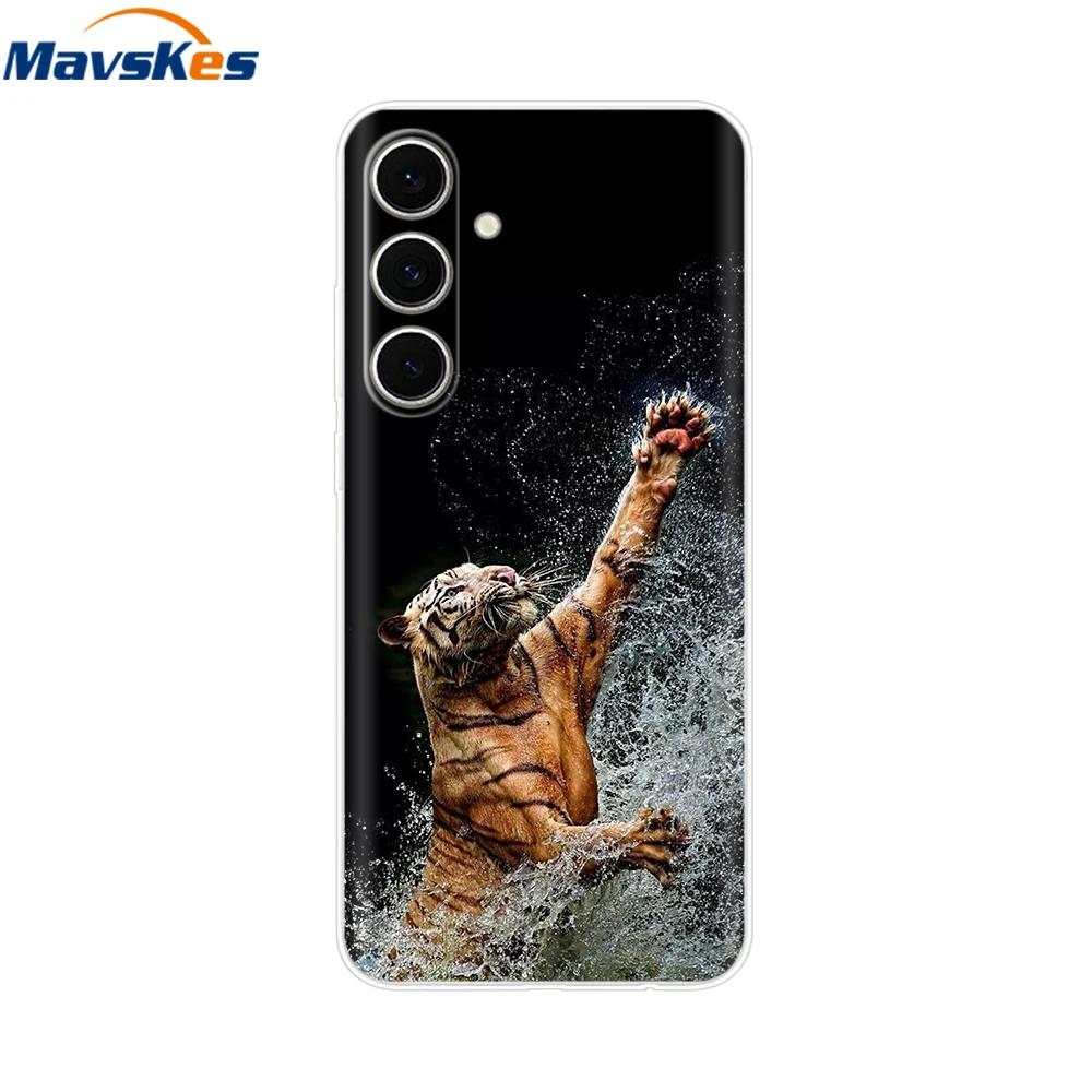 Soft Clear TPU Case For Samsung S24 FE Case Silicon Bumper Shockproof Back Cover For Samsung Galaxy S24 FE Ultra Plus S24FE S24+
