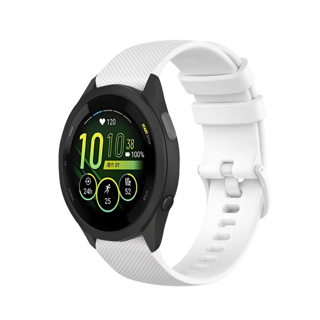 20mm 22mm Official Soft Silicone Strap For Garmin Forerunner 265 965 255 165 55 Comfortable Band Bracelet Garmin Venu 3-2 Correa