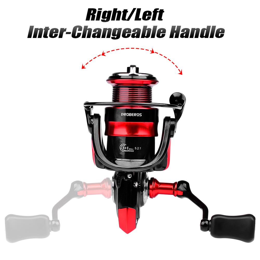 Lure Wheel 3+1BB Long Throw Metal Sea Fishing Line Wheel Hai Gan Ji Fishing Line Wheel 8kg Maximum Pull Force