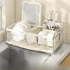 Convenient Storage Rack Multifunctional Cutting Board Organizer Cutlery Storage Basket  Household