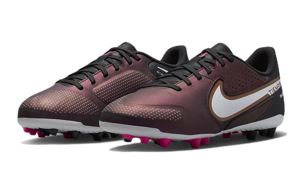 Nike Tiempo Legend 9 Academy MG Cleats 'Burgundy White' GS DR6065-510