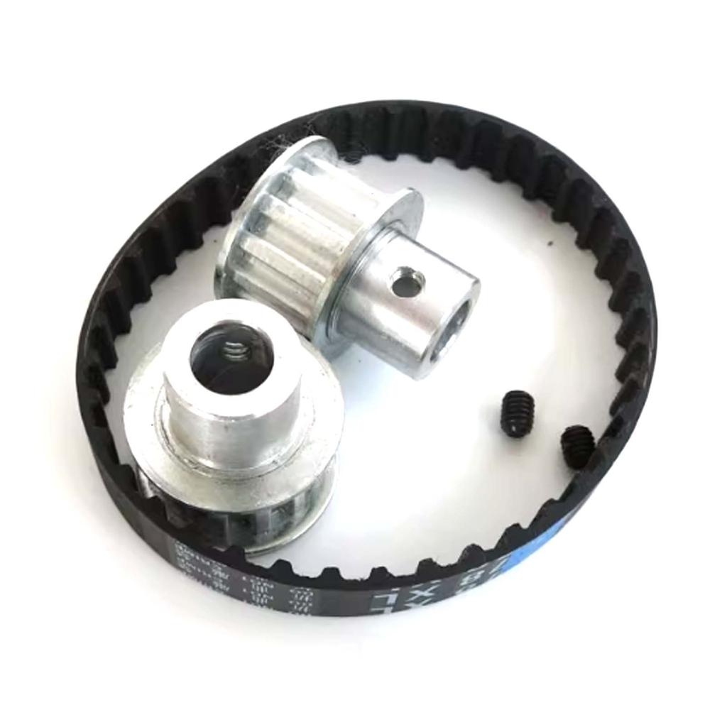 DIY Metal Synchronous Pulley Set with 78XL Belt for XL Timing Belt