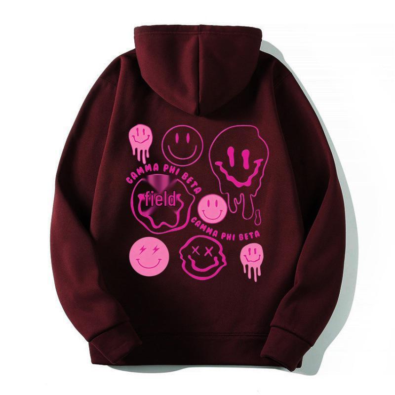 

Plus Size Women s Funny Letter Print Hooded Sweatshirt - Spring/Autumn XL
