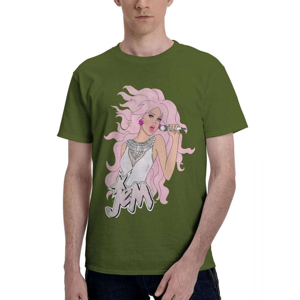 Dazzling Diamonds Jem And The Holograms 100 Cotton Casual Breathable Confortable T Shirt Short Sleeve TShirt T Shirt Men