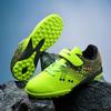 Kids' Velcro Football Shoes - Studded TF Training Sneakers for School Boys & Girls