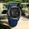 Military Sport Man Watch Silicone Strap LED Digital Display Multifunction Alarm Clock Countdown Waterproof Wristwatch
