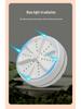 Portable Mini Automatic Washing Machine - Multi-Function, Turbo-Fast Cleaning for Dorms and Travel.