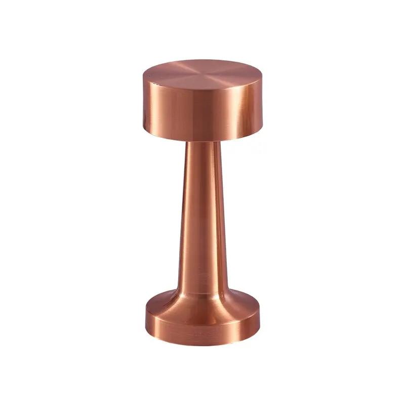 Retro LED Table Light Touch Sensor Rechargeable 3 Color Adjustable Desk Lamp Bedside Creative Ambient Light Bar Hotel