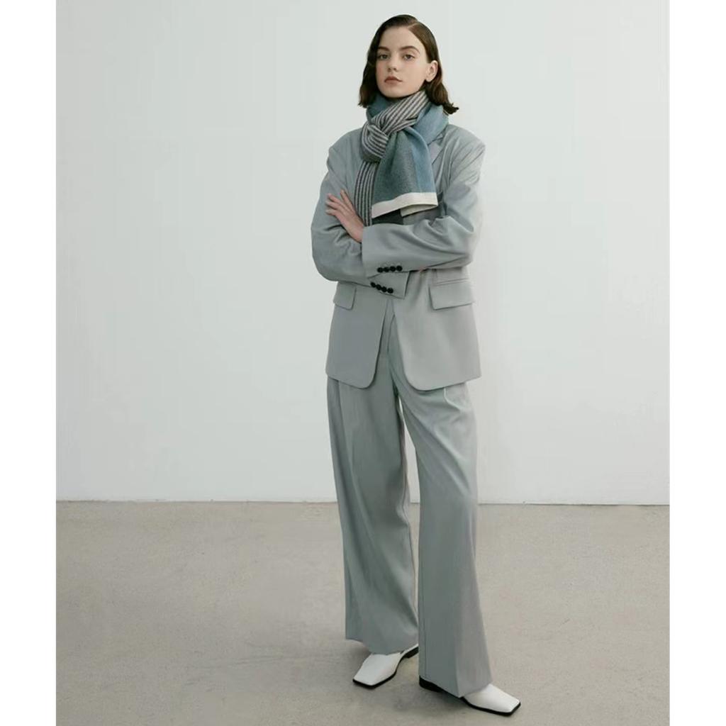 High-End Line Scarf, Japanese And Korean Niche Retro Temperament Men And Women Couples Versatile Warm Winter Knitted Scarf